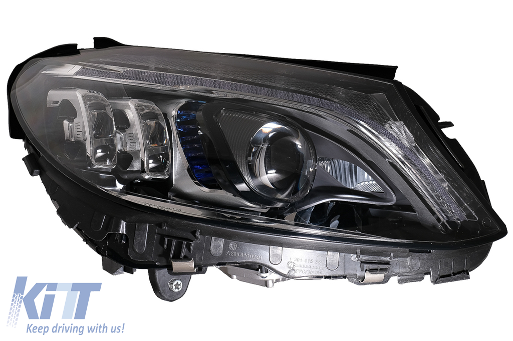 Full LED Headlights Suitable For Mercedes C Class W205 S205 2014 2018