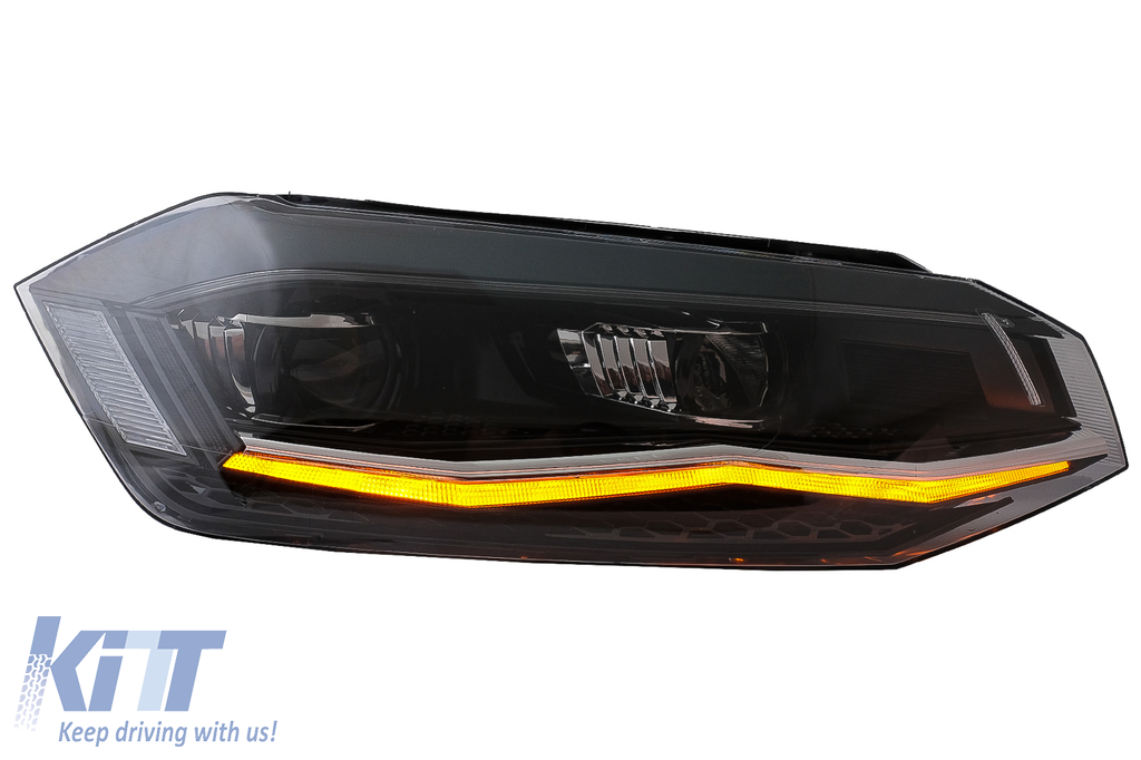 Led Headlights Suitable For Vw Polo Aw Mk With Dynamic