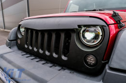 7 colos CREE LED első lámpa DRL Angel Eye Jeep Wrangler JK (2007-2017) modellekhez, 2018+ dizájn-image-6072968