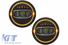 
7 colos CREE LED Fényszóró Angel Eye Nappali Menetfényes (DRL) Jeep Wrangler JK TJ LJ JL (1997-2017) 5 Csillag Design

Kompatibilis:
Jeep Wrangler TJ (1997-2006)
Jeep Wrangler JK (2007-2017)
Jee-image-6051841