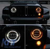 
7 colos CREE LED Fényszóró Angel Eye Nappali Menetfényes (DRL) Jeep Wrangler JK TJ LJ JL (1997-2017) 5 Csillag Design

Kompatibilis:
Jeep Wrangler TJ (1997-2006)
Jeep Wrangler JK (2007-2017)
Jee-image-6051848