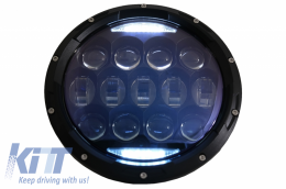 7 colos CREE LED fényszórók borostyán angel eye, nappali menetfénnyel, Jeep Wrangler TJ JK (1997-2018) modellekhez-image-6065740