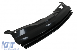 Abzeichenlos Sport Kühlergrill für Opel Astra H Kombi Limousine 5-Türer Fließheck 2004-10.2006 Glänzend Schwarz-image-6095459