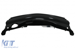 Abzeichenlos Sport Kühlergrill für Opel Astra H Kombi Limousine 5-Türer Fließheck 2004-10.2006 Glänzend Schwarz-image-6095460