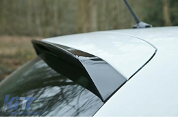 Add-On Ala spoiler sul tetto per VW Polo 6R 6C 2009-2017 Nero lucido-image-6091349