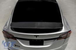 Add-on Spoiler bagagliaio berretto ala per Tesla Model X 2015+ Carbonio-image-6070331