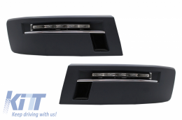 Add-on Spoiler für VW Transporter Caravelle T5 T5.1 10-15 Kühlergrill Led DRL-image-6051940