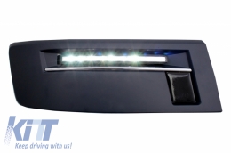 Add-on Spoiler für VW Transporter Caravelle T5 T5.1 10-15 Kühlergrill Led DRL-image-6051942