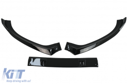 Add-On Spoilerlippe für Audi A4 B8.5 Facelift 12-15 Limousine Avant glänzend schwarz-image-6093608