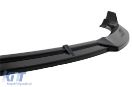 Add-On Spoilerlippe für Tesla Model S 12-15 5-Türer Liftback Sedan Glänzendes Schwarz-image-6093717