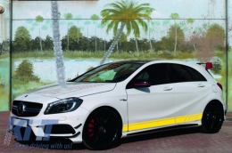 Adesivo Giallo Opaco per Mercedes CLA W117 C117 X117 13-16 W176 12-18 A45 Look-image-6036378