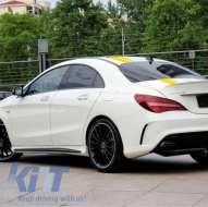 Adesivo Giallo Opaco per Mercedes CLA W117 C117 X117 13-16 W176 12-18 A45 Look-image-6036379