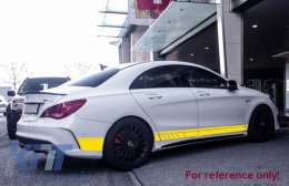 Adesivo vinile per Mercedes CLA W117 C117 X117 13-16 W176 45 Edition 1 Giallo-image-6033904