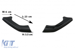 Aero Body Kit Difusor Flaps ParaRenault Clio 5 Hatchback 2019+ Faldones laterales-image-6089885