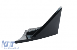 Aero Body Kit Extension suitable for Tesla Model 3 (2023-up) Bumper Lip Air Diffuser Piano Black-image-6110831