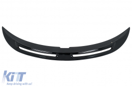 Aero Body Kit Extension suitable for Tesla Model 3 (2023-up) Bumper Lip Air Diffuser Piano Black-image-6110842