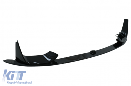 Aero Body Kit Front Bumper Lip and Air Diffuser suitable for BMW F80 M3 Sedan F82 M4 Coupe (2014-2019) M Sport Design Piano Black-image-6095319