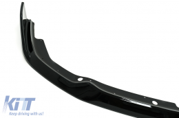 Aero Body Kit Front Bumper Lip and Air Diffuser suitable for BMW 1 Series F40 M Sport (2019-Up) Piano Black-image-6095297