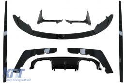 Aero Body Kit Labio Parachoques Difusor Aire para BMW F80 M3 F82 M4 14-19 M Diseño deportivo-image-6095324