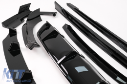 Aero Body Kit para BMW X6 G06 19-03.23 M-Tech Black Knight Design Negro Difusor-image-6100482