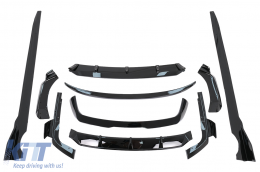 Aero Body Kit para BMW X7 G07 18-22 M-Tech Negro Knight Look Negro brillante-image-6089114