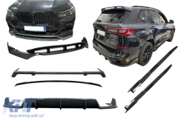 Aero Body Kit per BMW X5 G05 2018-2022 M-Tech Black Knight Design Fibra carbonio-image-6110030