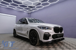 Aéro Body Kit pour BMW X5 G05 2018-2022 M-Tech Black Knight Design Noir brillant-image-6104861