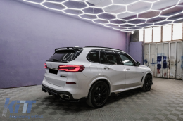 Aéro Body Kit pour BMW X5 G05 2018-2022 M-Tech Black Knight Design Noir brillant-image-6104868