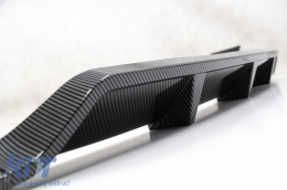 Aero Body Kit suitable for BMW X7 G07 (2018-2022) M-Tech Black Knight Design Carbon Fiber Look-image-6080174