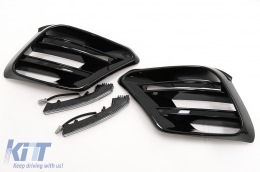 Aero Body Kit suitable for Mercedes S-Class W223 Limousine Sport Line (2020-up) Piano Black-image-6098798