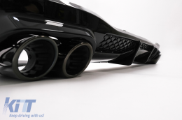 Aero Body Kit suitable for Mercedes S-Class W223 Limousine Sport Line (2020-up) Piano Black-image-6098811