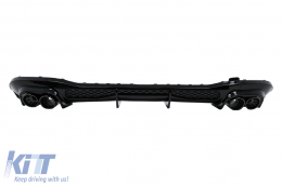 Aero Body Kit suitable for Mercedes S-Class W223 Limousine Sport Line (2020-up) Piano Black-image-6103792