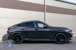 Aero BodyKit für BMW X6 G06 19-03.23 M-Tech Kohlenstofffilm Diffusor Erweiterungen-image-6103764