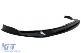 Aileron lèvre pare-chocs avant Extension pour VW Golf 8 R 2020- Noir brillant-image-6092321