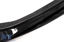 Aileron lèvre pare-chocs avant Extension pour VW Golf 8 R 2020- Noir brillant-image-6092325