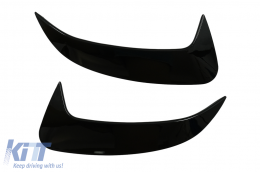 Ailerons Arrire Flics Side Fins pour Mercedes A W177 04.18+ Hayon A35 Look Noir-image-6059297