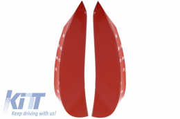 Ailerons Pare-chocs Flics Flaps Pour Mercedes W213 S213 A238 E43 E53 Look Rouge--image-6040672