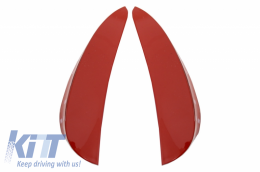 Ailerons Pare-chocs Flics Flaps Pour Mercedes W213 S213 A238 E43 E53 Look Rouge--image-6040674