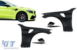 Ailes avant pour Mercedes Classe C W205 S205 C205 A205 2014-2020 GT Look-image-6070419