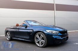 Ailes pour BMW 4 F32 F33 F36 2013-02.2017 Cabrio Gran Coupe M4 Look Noir Évents-image-6074087