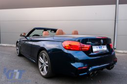 Ailes pour BMW 4 F32 F33 F36 2013-02.2017 Cabrio Gran Coupe M4 Look Noir Évents-image-6074090