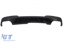 Air Diffuser Brilliant Black suitable for BMW 5 Series F10 (2011-2017) M-Technik 550i Design with Exhaust System-image-6040931