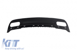 Air Diffuser with Exhaust Muffler Tips and GT-R Panamericana Grille suitable for Mercedes A-Class W176 (2012-08.2018) Sport Pack-image-6044839