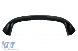 Ala alerón techo para BMW X1 SUV F48 Pre-LCI 06.2015-2019 AC Design Negro brillante-image-6083543