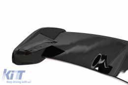 Ala spoiler cofano bagagliaio per Mercedes GLA H247 20+ Nero lucido-image-6085061