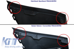 
Alap valance diffúzor kipufogóvégek, AUDI A3 8V Sedan 12-15 modellekhez-image-6047803