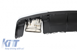 
Alap valance diffúzor kipufogóvégek, AUDI A3 8V Sedan 12-15 modellekhez-image-6047809