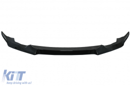 Alerón labio parachoques delantero para BMW 2 Series F87 M2 2016-2020 Negro brillante-image-6083690