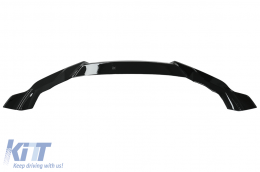 Alerón labio parachoques delantero para BMW 2 Series F87 M2 2016-2020 Negro brillante-image-6083699