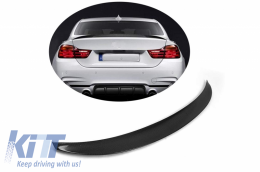 Alerón maletero para BMW 4 Series F32 Coupe 2013+ M4 Look Carbono real-image-6043004